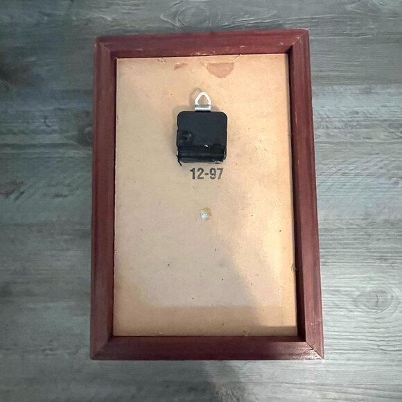 Coca Cola Wooden Wall Clock - Picture 2 of 2